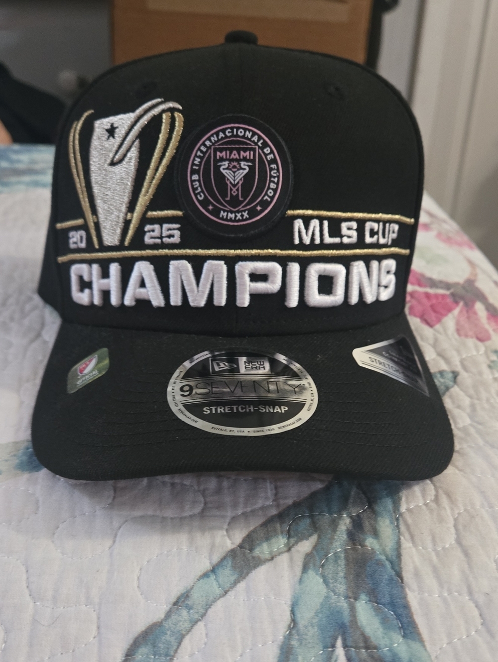 New Era Black INTER MIAMI MLS Cup Champions 2025 Hat